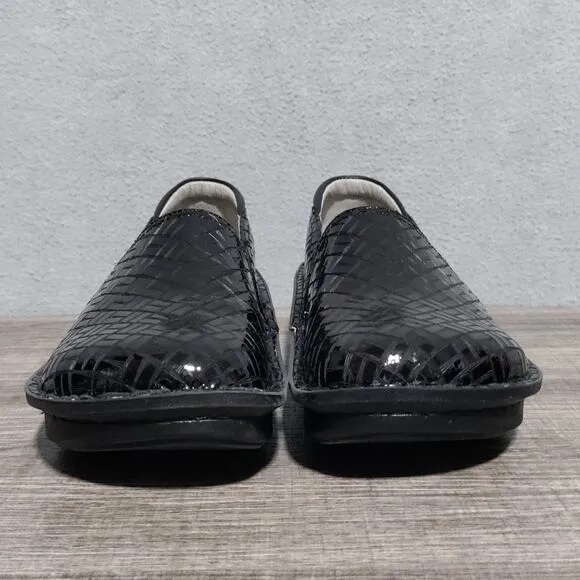Alegria Size 39 US 9 Debra Score Black DEB-7702 Slip On Clog Nursing Shoes