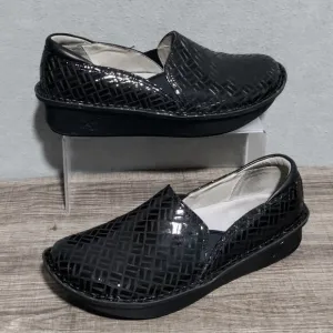Alegria Size 39 US 9 Debra Score Black DEB-7702 Slip On Clog Nursing Shoes