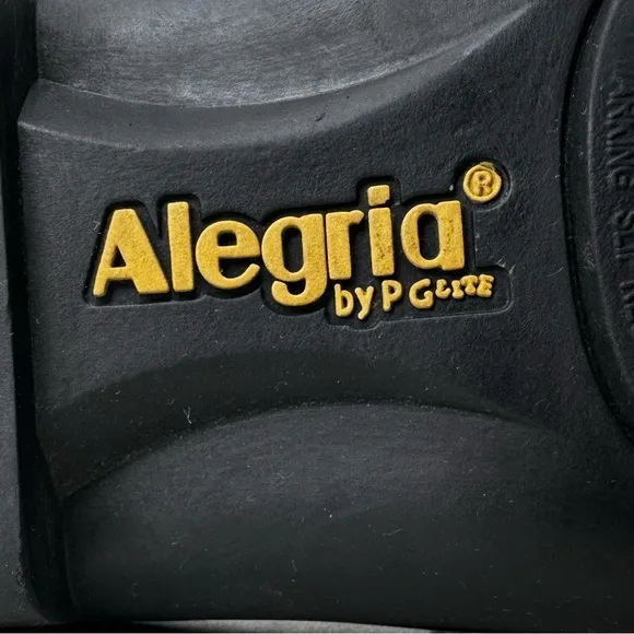 Alegria Taylor Iguana Sheen Leather Loafer Clog Shoes