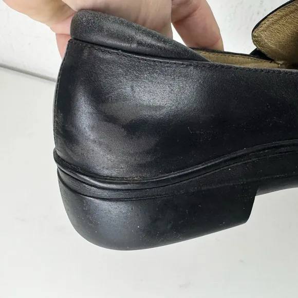 Alegria Taylor Iguana Sheen Leather Loafer Clog Shoes