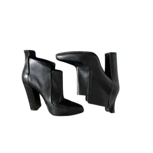 Alexander Wang Size 8.5/39 Black Leather Kim Runway Hills Ankle Boots