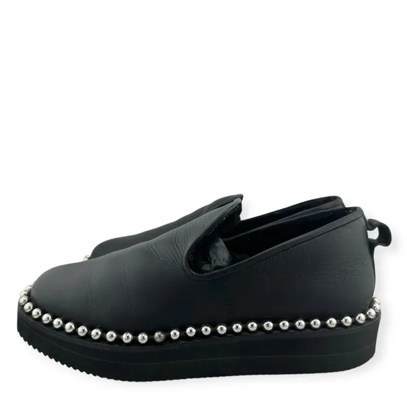 Alexander Wang 'Tedi' Shearling Slip-On Sneakers