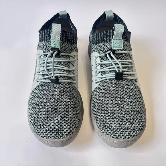 Align Women's Torri Mint shimmer nursing shoes elastic pull-on knit sneakers