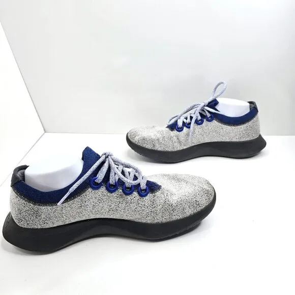 Allbirds Men's Mizzle Merino Wool Sneakers in Gray and Blue