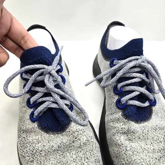 Allbirds Men's Mizzle Merino Wool Sneakers in Gray and Blue