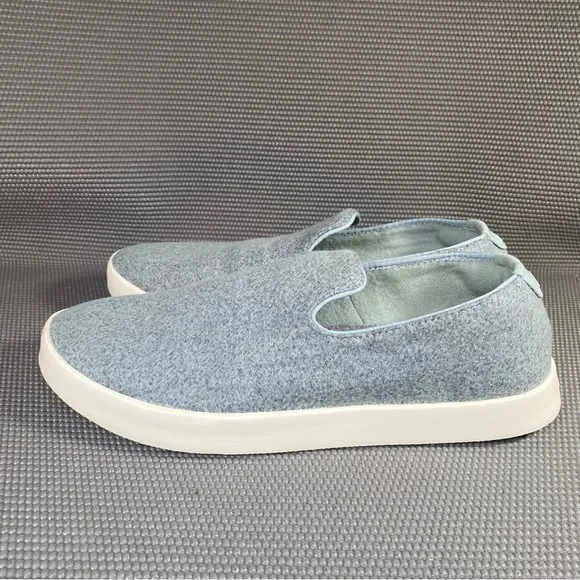 Allbirds Men’s Wool Loungers Slip-On Sneakers Size 11 Gray White