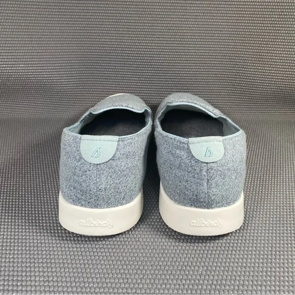 Allbirds Men’s Wool Loungers Slip-On Sneakers Size 11 Gray White