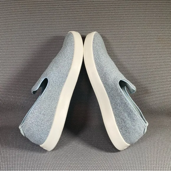 Allbirds Men’s Wool Loungers Slip-On Sneakers Size 11 Gray White