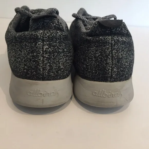 Allbirds Men’s Wool Runners Charcoal Gray Sneakers Shoes Size 12