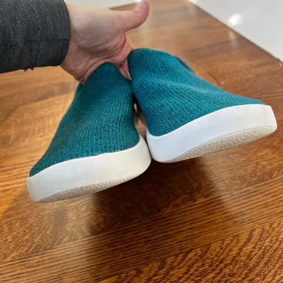 ALLBIRDS Teal Loungers Knit Slip-On Sneakers Shoes Sustainable Comfy Colorful 12