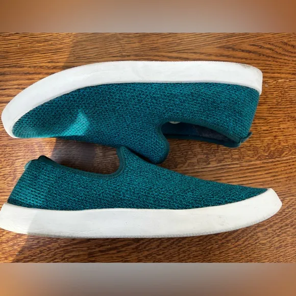 ALLBIRDS Teal Loungers Knit Slip-On Sneakers Shoes Sustainable Comfy Colorful 12