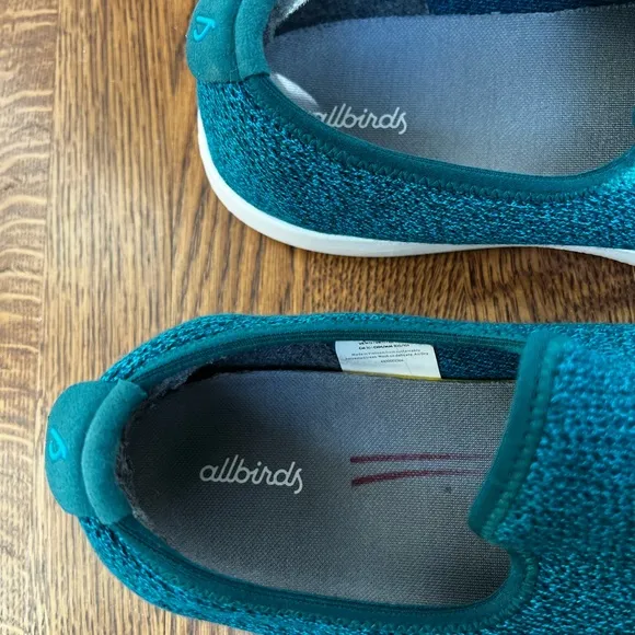 ALLBIRDS Teal Loungers Knit Slip-On Sneakers Shoes Sustainable Comfy Colorful 12