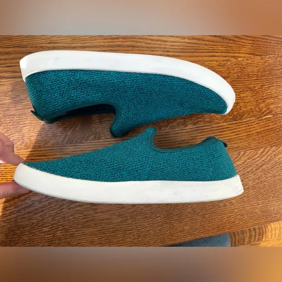 ALLBIRDS Teal Loungers Knit Slip-On Sneakers Shoes Sustainable Comfy Colorful 12
