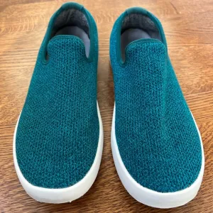ALLBIRDS Teal Loungers Knit Slip-On Sneakers Shoes Sustainable Comfy Colorful 12