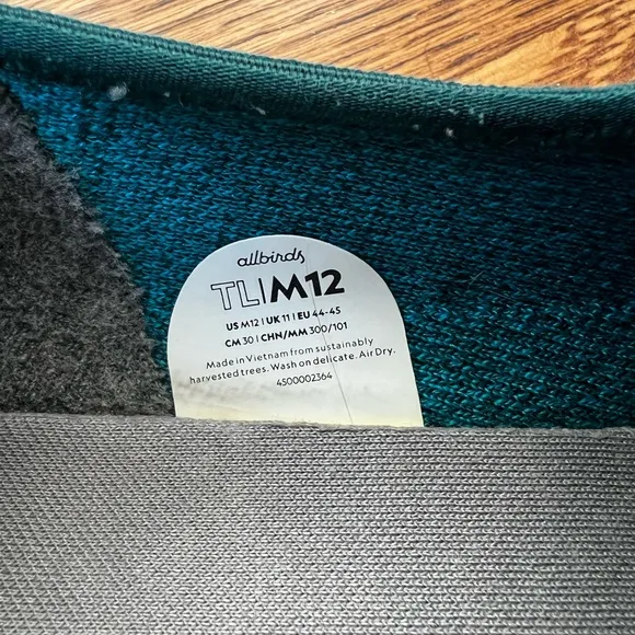 ALLBIRDS Teal Loungers Knit Slip-On Sneakers Shoes Sustainable Comfy Colorful 12
