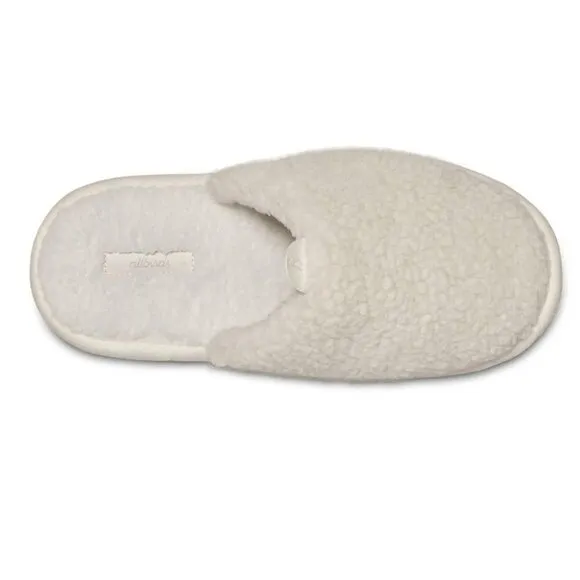 Allbirds Wool Dweller Slippers Womens Size W8 Cream Slip On Round Toe Relaxing