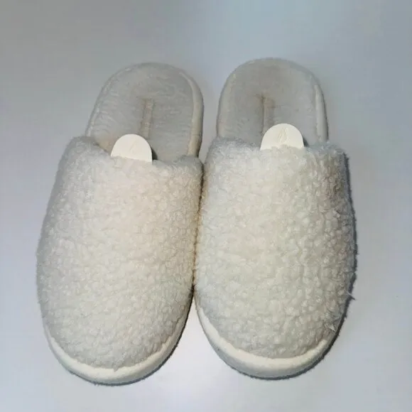 Allbirds Wool Dweller Slippers Womens Size W8 Cream Slip On Round Toe Relaxing