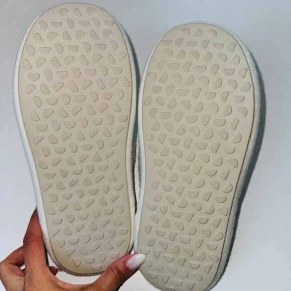 Allbirds Wool Dweller Slippers Womens Size W8 Cream Slip On Round Toe Relaxing