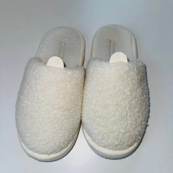 Allbirds Wool Dweller Slippers Womens Size W8 Cream Slip On Round Toe Relaxing