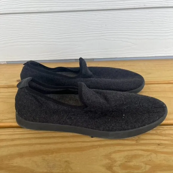 Allbirds Wool Lounger Mens Size 11 Slip On Shoes Sneakers Slippers Merino Black