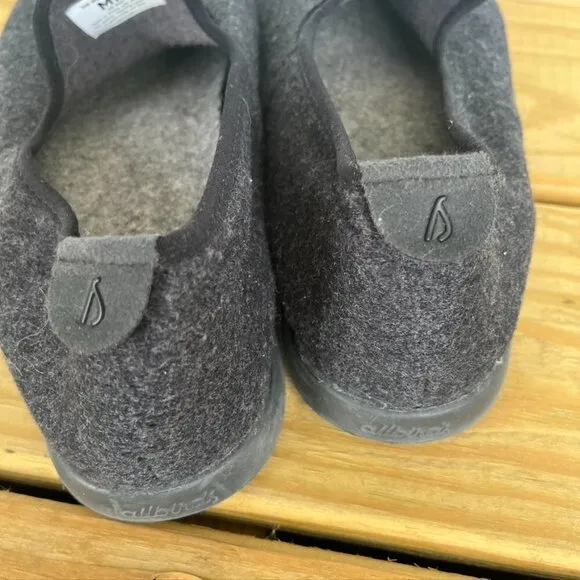Allbirds Wool Lounger Mens Size 11 Slip On Shoes Sneakers Slippers Merino Black