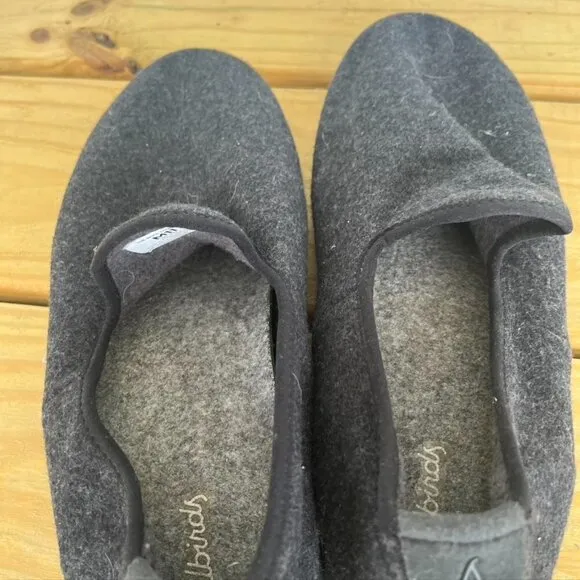 Allbirds Wool Lounger Mens Size 11 Slip On Shoes Sneakers Slippers Merino Black