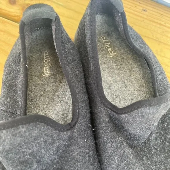 Allbirds Wool Lounger Mens Size 11 Slip On Shoes Sneakers Slippers Merino Black