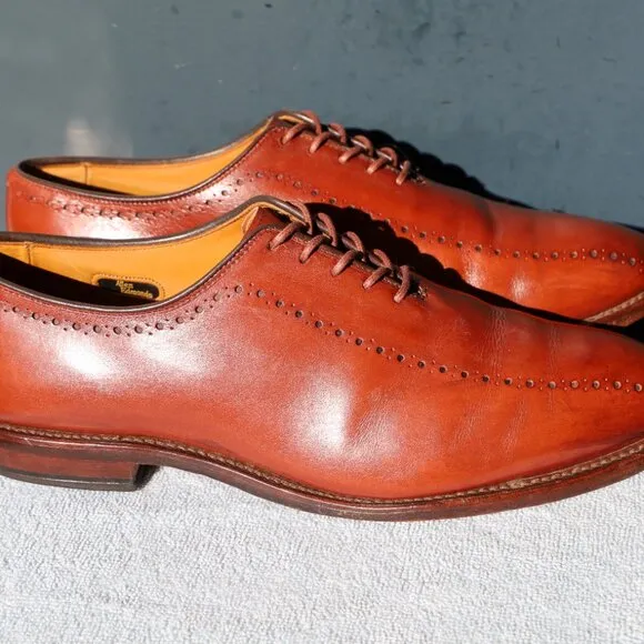 Allen Edmonds 9.5-D Chili Hastings Wholecut Mens Dress Shoes