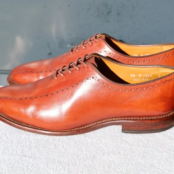 Allen Edmonds 9.5-D Chili Hastings Wholecut Mens Dress Shoes