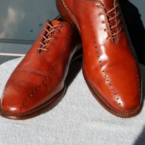 Allen Edmonds 9.5-D Chili Hastings Wholecut Mens Dress Shoes