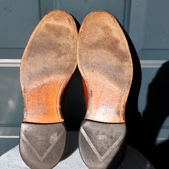 Allen Edmonds 9.5-D Chili Hastings Wholecut Mens Dress Shoes