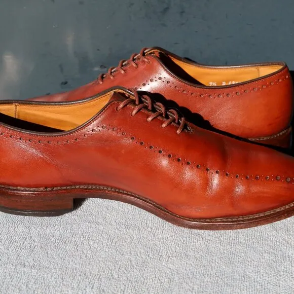 Allen Edmonds 9.5-D Chili Hastings Wholecut Mens Dress Shoes