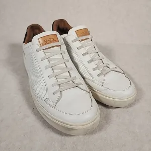 Allen Edmonds &quot;OLIVER&quot; Men's Slip-On Stretch Lace Sneakers 14 D White‎ *READ