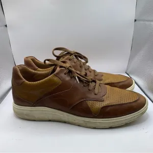 Allen Edmonds &quot;OSBORN&quot; Dress Casual Leather Sneakers 9.5 D Brown DISCONT'D (772)