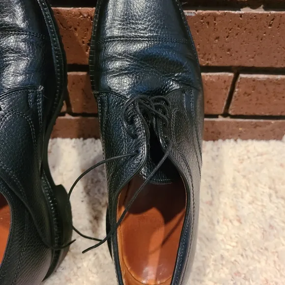 Allen Edmonds Becker Black Cap-Toe Oxford Lace-Up Dress Shoes Size 9 D