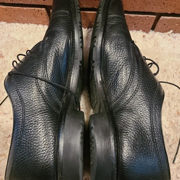 Allen Edmonds Becker Black Cap-Toe Oxford Lace-Up Dress Shoes Size 9 D