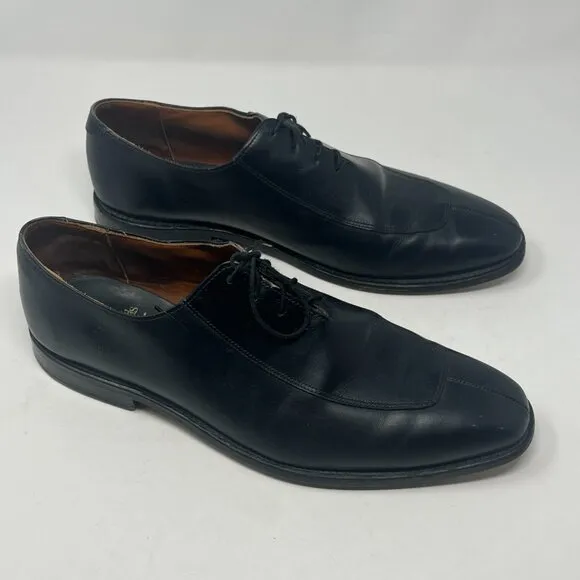 Allen Edmonds Berkeley oxford shoes 11.5 black leather split toe