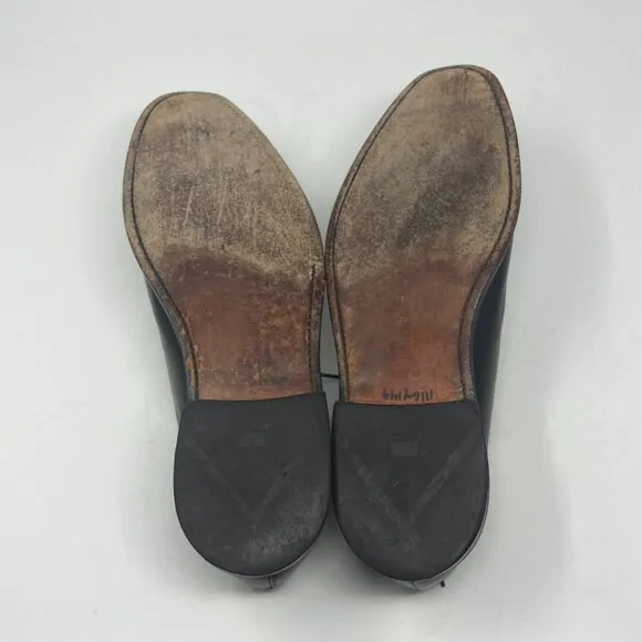 Allen Edmonds Berkeley oxford shoes 11.5 black leather split toe