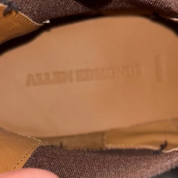 Allen Edmonds brown suede boots