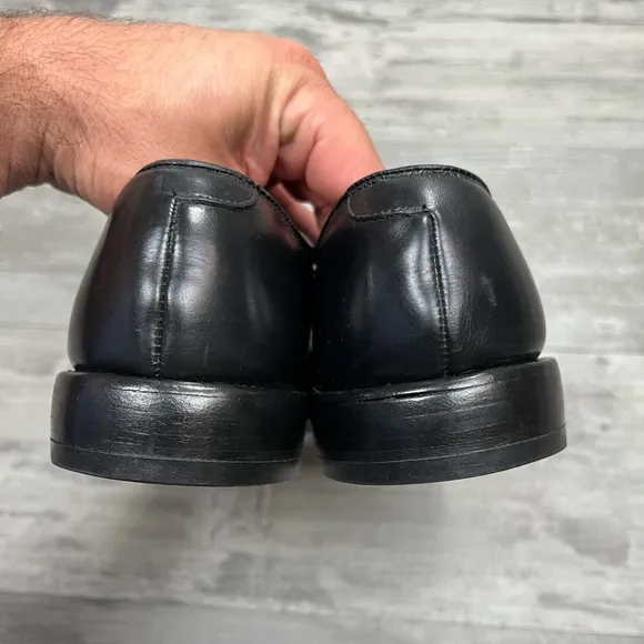 Allen Edmonds Byron Black Cap-Toe Oxfords Dress Shoes 9 D