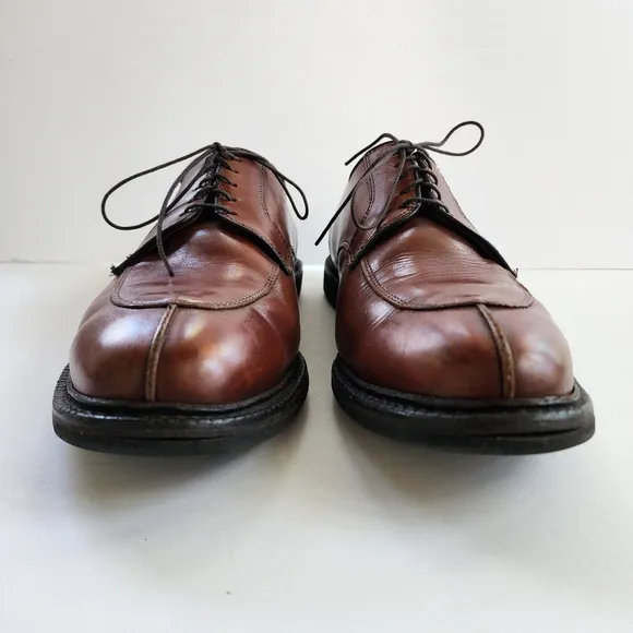 Allen Edmonds Classic Walton Brown Leather Lace Up Men's Shoes