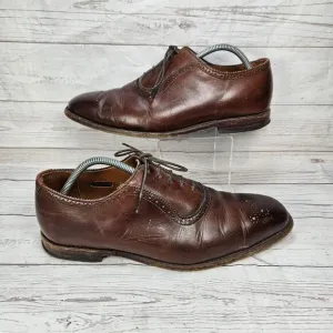 Allen Edmonds Cornwallis Brown Oxford Shoes Size 10.5 Dress Shoes