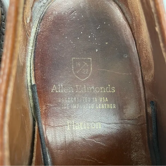 Allen Edmonds Flatiron Brown Dress Shoes 9