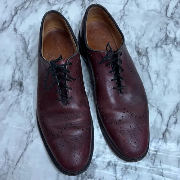 Allen Edmonds Hastings Oxford Dress Shoes brown size 11 SCUFF