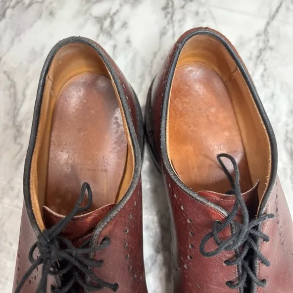 Allen Edmonds Hastings Oxford Dress Shoes brown size 11 SCUFF