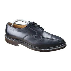 Allen Edmonds Hillcrest Black Shoes Mens 9.5 D Leather Derby Bluchers Shoes 5904