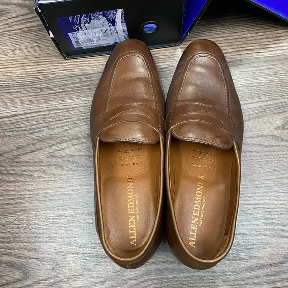 Allen Edmonds Lake Forest Coffee Loafers 11 D