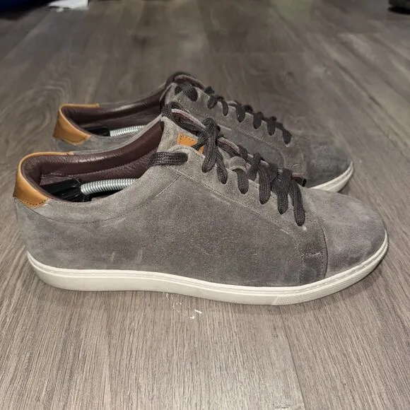 Allen Edmonds Men’s Canal Court Casual Suede Low Top Sneakers Loden Green Sz 8.5