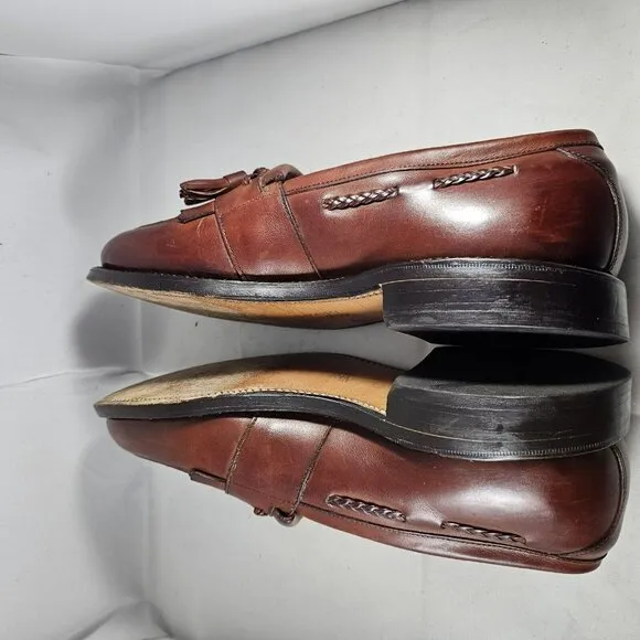 Allen Edmonds Men's Cody Chili/ Weav  Leather Dress Shoes Size 6E Made In U.S.A