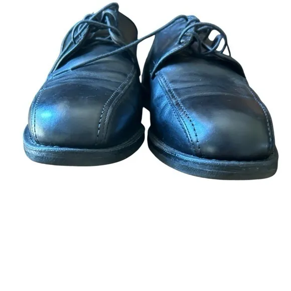 Allen Edmonds Mens Road Warrior Black Leather Dress Shoes‎ Lace Up Size 10